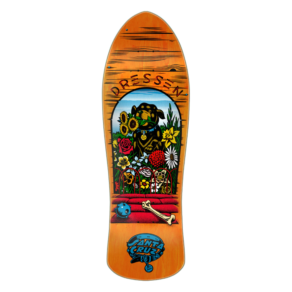 Santa Cruz Dressen Pup Reissue 9.5 x 29.44 Khyber Pass Skateshop