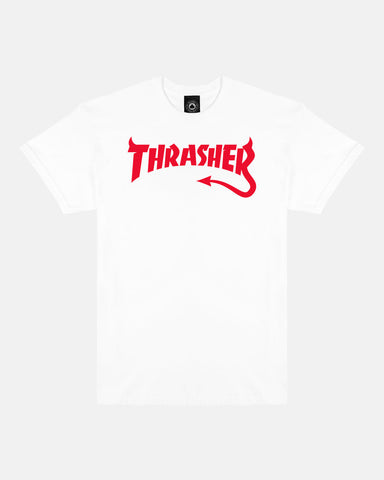 Thrasher Diablo Tee- White