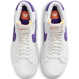 Nike SB Zoom Blazer Mid ISO  - White/Court Purple