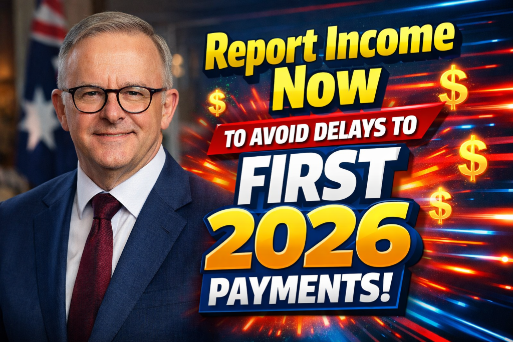 Early Reporting Deadlines Report Income Now to Avoid Delays to First 2026 Payments