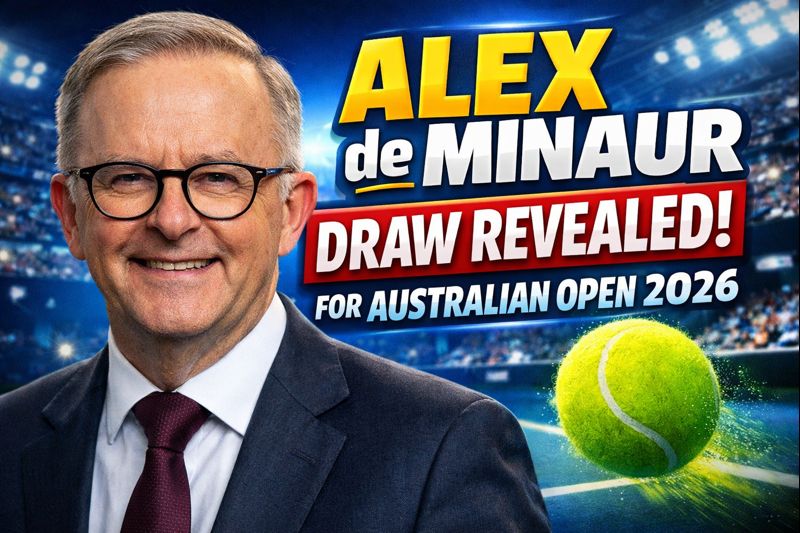 Alex de Minaur Draw Revealed for Australian Open 2026 as Title Hopes Build