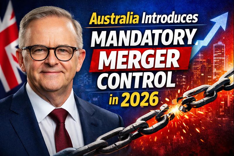 Australia Introduces Mandatory Merger Control in 2026 ACCC Rules, Acquisition Laws and Waivers