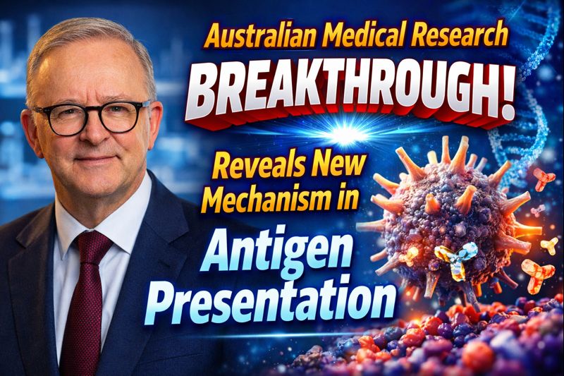 Australian Medical Research Breakthrough Reveals New Mechanism in Antigen Presentation