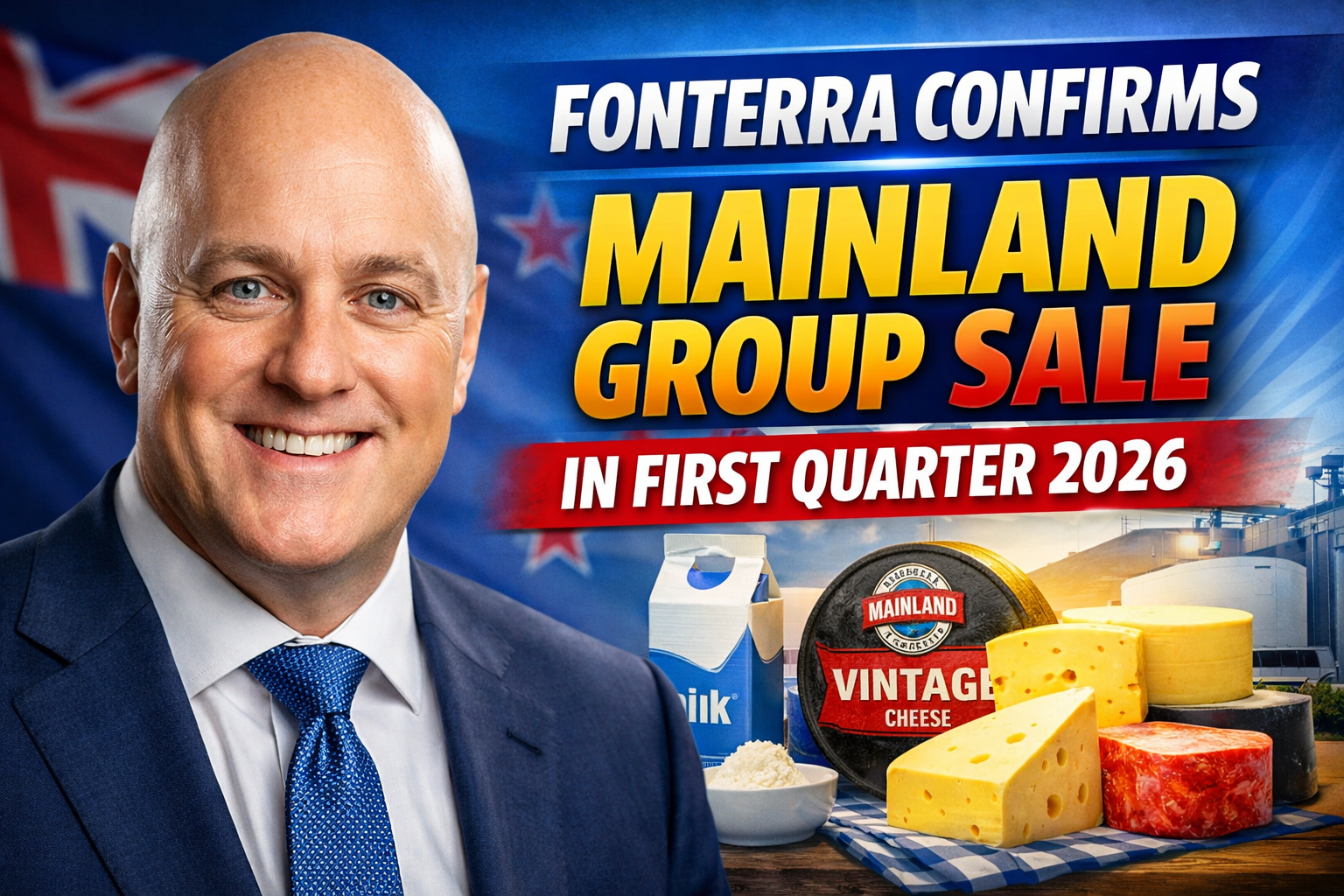 Fonterra Confirms Mainland Group Sale in First Quarter 2026 What It Means for the Dairy Giant