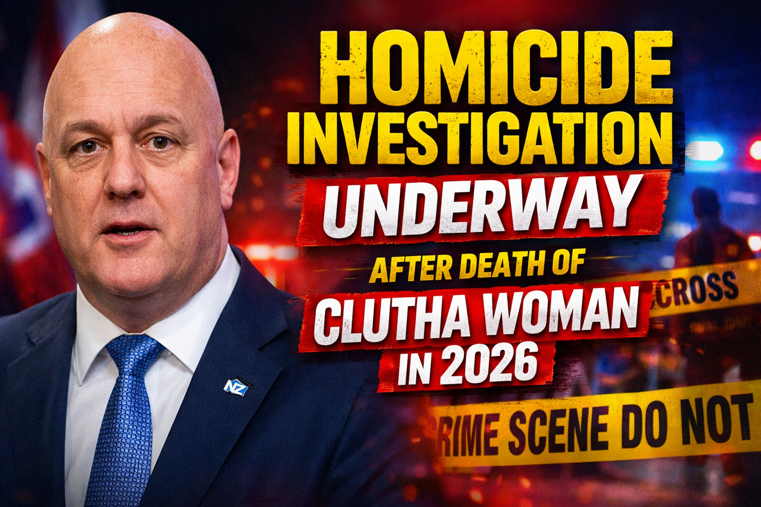 Homicide Investigation Underway After Death of Clutha Woman in 2026