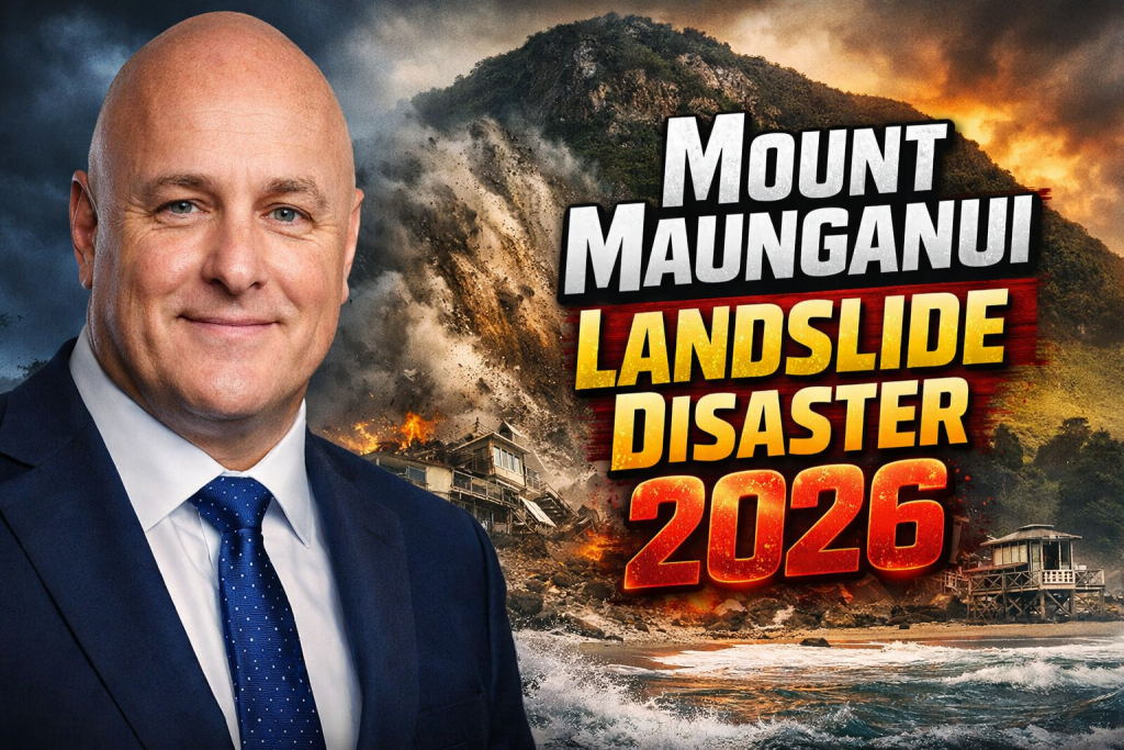 Mount Maunganui Landslide Disaster 2026 Campsite Hit as Authorities Hunt for Missing Persons
