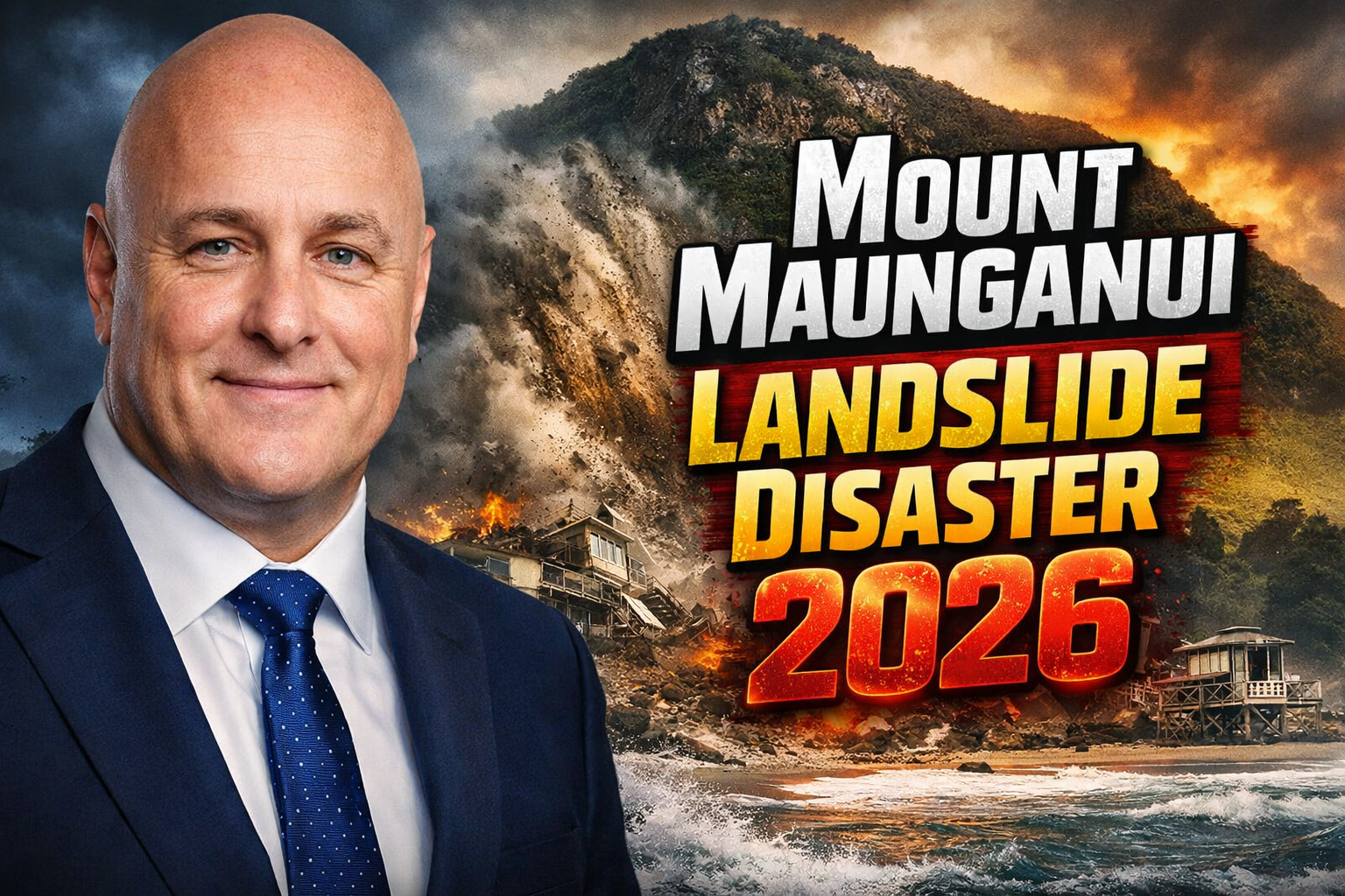 Mount Maunganui Landslide Disaster 2026 Campsite Hit as Authorities Hunt for Missing Persons