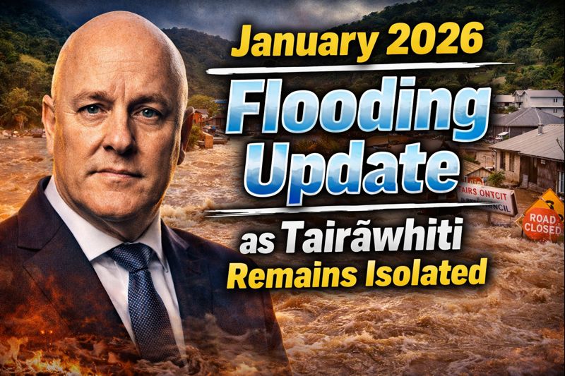 North Island Road Closures January 2026 Flooding Update as Tairāwhiti Remains Isolated