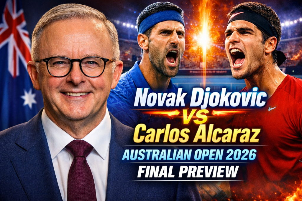 Novak Djokovic vs Carlos Alcaraz Australian Open 2026 Final Preview Prediction, Head-to-Head & Key Storylines