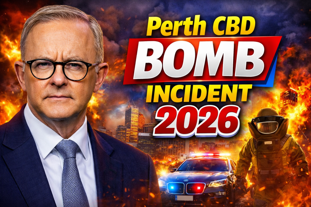 Perth CBD bomb incident 2026 police launch full investigation after city center explosion