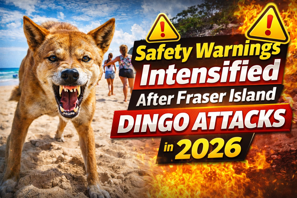 Safety Warnings Intensified After Fraser Island Dingo Attacks in 2026