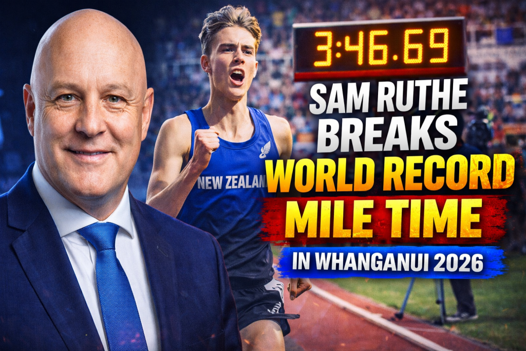 Sam Ruthe Breaks World Record Mile Time in Whanganui 2026