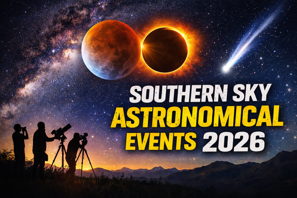 Southern Sky Astronomical Events 2026 New Zealand Stargazing Guide