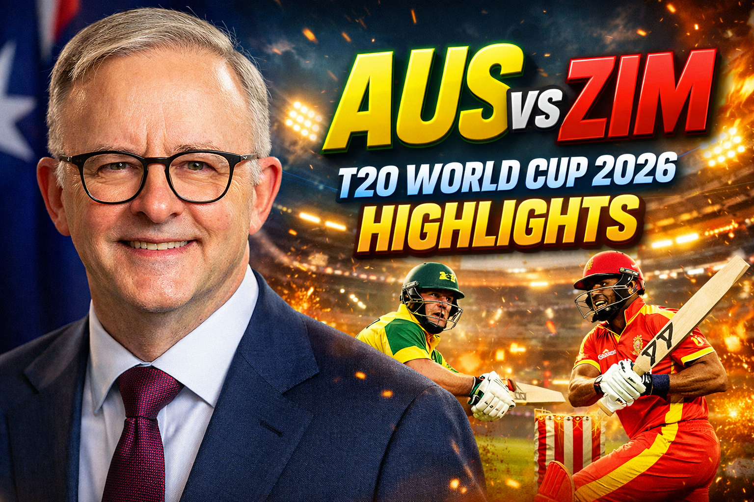 AUS vs ZIM T20 World Cup 2026 Highlights Top Performances, Wickets & Winning Moments