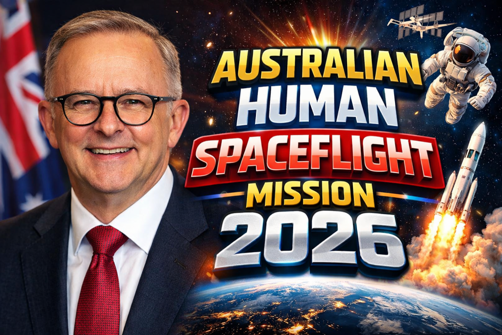Australian Human Spaceflight Mission 2026 Launch Plans, Astronauts and National Milestone