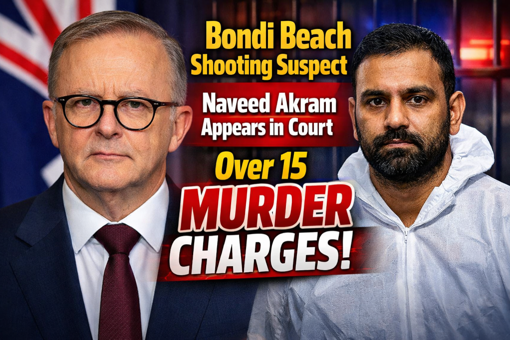Bondi Beach Shooting Suspect Naveed Akram Appears in Court Over 15 Murder Charges