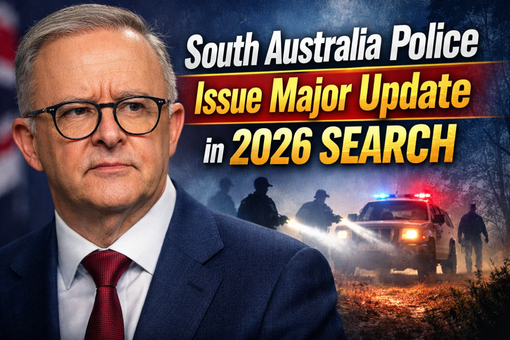 Gus Lamont Missing South Australia Police Issue Major Update in 2026 Search
