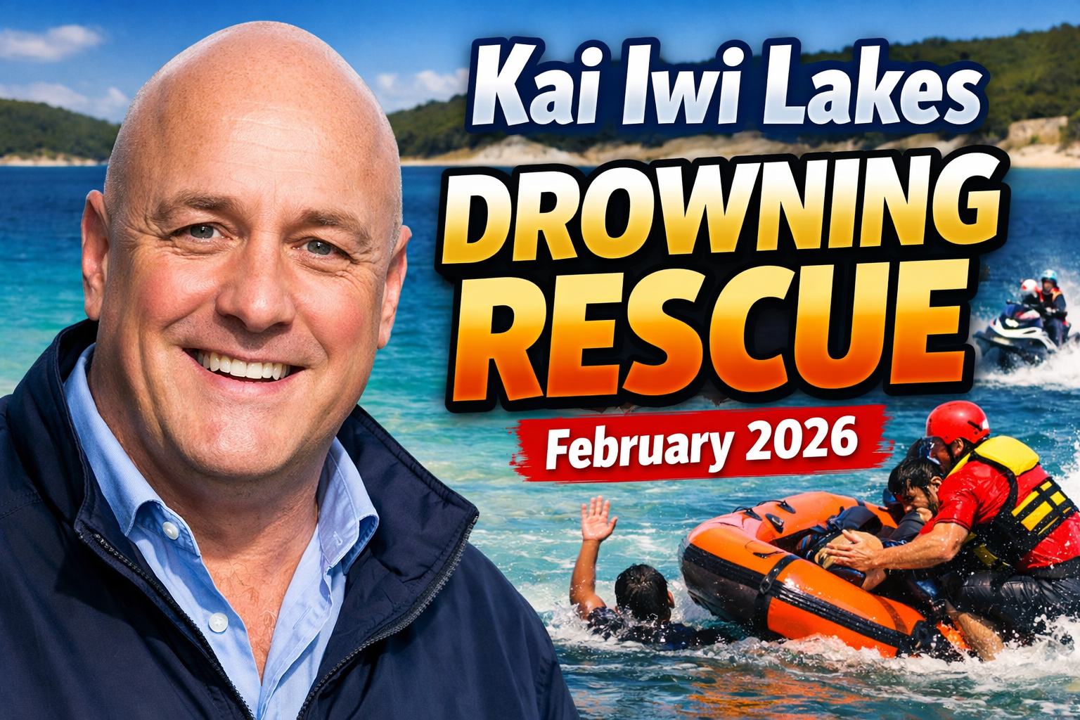 Kai Iwi Lakes Drowning Rescue February 2026 Emergency Response and Latest Details