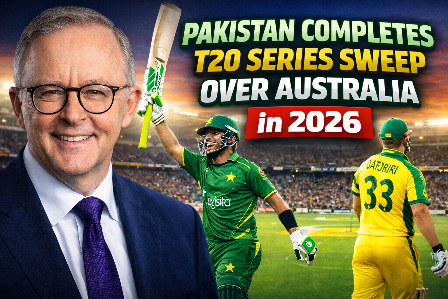 Pakistan Completes T20 Series Sweep Over Australia in 2026, Record Defeat Confirmed