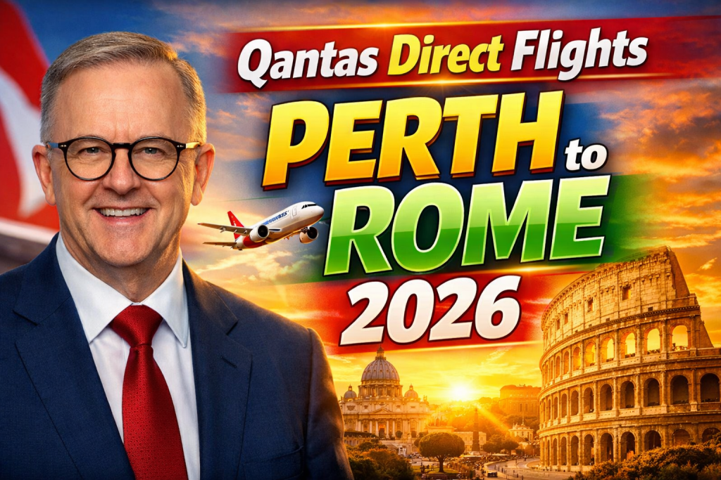 Qantas Direct Flights Perth to Rome 2026 Schedule, Tickets & Travel Updates