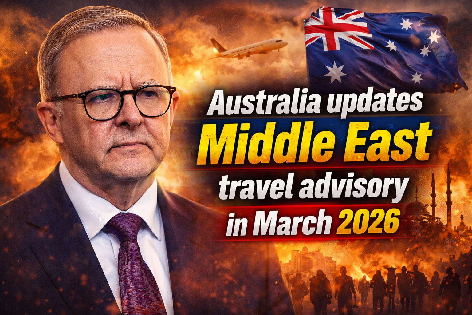 Australia updates Middle East travel advisory in March 2026 as security risks escalate
