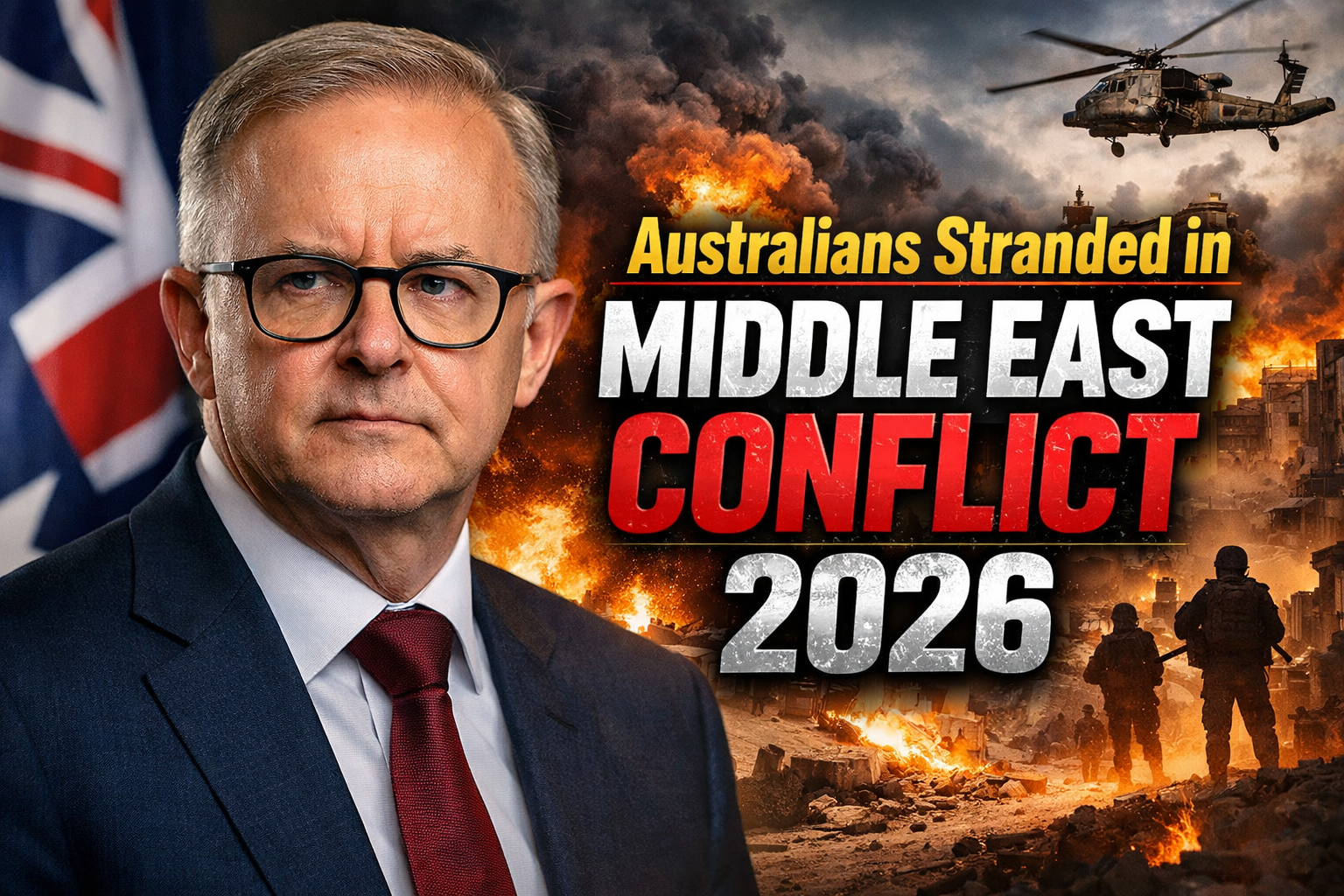 Australians Stranded in Middle East Conflict 2026 as Government Plans Evacuation Flights