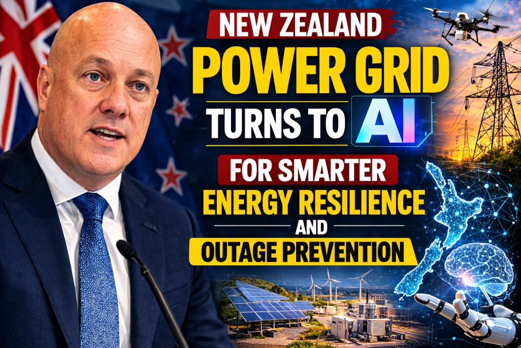 New Zealand Power Grid Turns to AI for Smarter Energy Resilience and Outage Prevention
